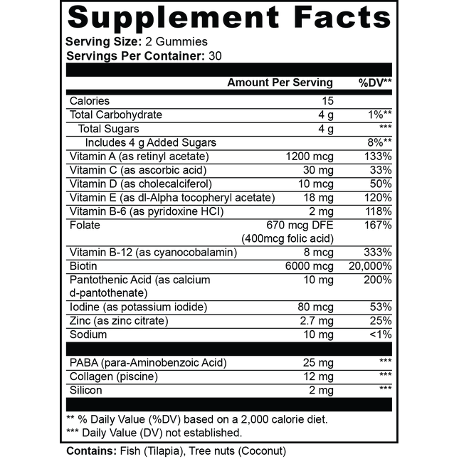 Hair, Skin & Nails Gummies